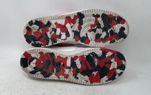 Load image into Gallery viewer, Nike Mens Court Vision Low DM7588-100 White Red Sneaker Shoes Size 10.5 No Laces