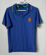 Load image into Gallery viewer, Psycho Bunny Mens Blue Collared Short Sleeve Polo Shirt Size 18-20/XL