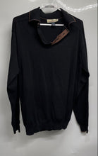 Load image into Gallery viewer, Tommy Bahama Mens Black Long Sleeve Polo Collar Pullover Sweater Size Small