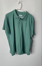 Load image into Gallery viewer, Columbia Mens Green Short Sleeve Spread Collar Active Fit Polo Shirt Size XL
