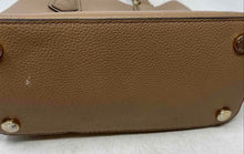Load image into Gallery viewer, Michael Kors Womens Adele Beige Pebbled Leather Adjustable Strap Satchel Bag