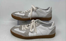 Load image into Gallery viewer, Coach Womens White Brown Leather Low Top Lace-Up Sneaker Shoes Size 7D