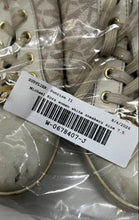 Load image into Gallery viewer, Michael Kors Womens Poppy Color-Block White Monogram Sneakers Shoes Size 7.5M