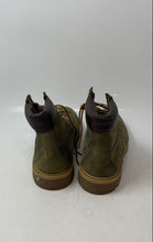Load image into Gallery viewer, Timberland Mens 6 Inch Premium Dark Green Lace-Up Waterproof Work Boots Size 5