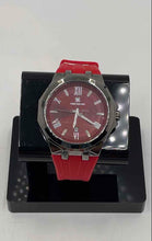 Load image into Gallery viewer, Time Square 7037M Men's Quartz Analog Watch Gunmetal Case Red Band (NCL)