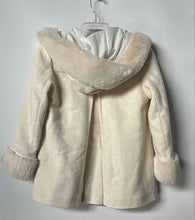 Load image into Gallery viewer, Charabia Girls Beige Long Sleeve Pockets Hooded Front Snap Coat Size 10