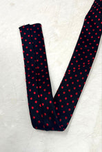 Load image into Gallery viewer, Bill Blass Mens Red And Black Polka Dot Adjustable Long Formal Designer Tie