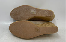 Load image into Gallery viewer, Jack Rogers Womens Beige Square Toe Slip-On Wedge Espadrille Sandals Size 8M