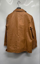 Load image into Gallery viewer, Terry Lewis Womens Brown Long Sleeve Fur Lined Snap Up Leather Jacket Size Small