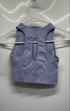 Load image into Gallery viewer, Zella Womens Light Purple Racerback Athletic Sports Bra Size Medium