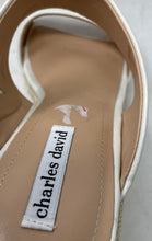 Load image into Gallery viewer, Charles David Womens Jae White Open Toe Wedge Platforms Sandals Size 10M