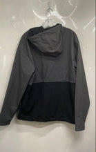 Load image into Gallery viewer, New Balance Mens Gray Long Sleeve Hooded Full-Zip Windbreaker Jacket Size XL