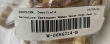 Load image into Gallery viewer, Authentic Salvatore Ferragamo Womens Lou Beige Slingback Sandals Size 7B Damaged