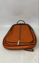 Load image into Gallery viewer, Valentina Womens Brown Orange Inner Pockets Mini Shoulder Backpack