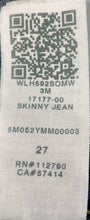 Load image into Gallery viewer, True Religion Womens Blue Denim Medium Wash Stretch Pockets Skinny Jeans Size 27