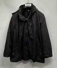 Load image into Gallery viewer, ZeroXposur Mens Black Long Sleeve Hooded Full-Zip Rain Jacket Size 3X