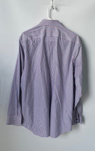 Load image into Gallery viewer, Banana Republic Mens Multicolor Striped Long Sleeve Collared Dress Shirt Size L
