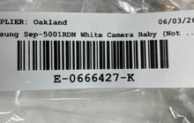 Load image into Gallery viewer, Samsung SEP-5001RDN White Portable Camera Baby With Adapter Not Tested