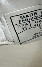 Load image into Gallery viewer, Michael Kors Girls Val White Gold Signature Print Open Toe Thong Sandals Size 11