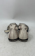 Load image into Gallery viewer, Franco Sarto Womens Elisa White Animal Print Ankle Strap Sandals Size 9.5 M