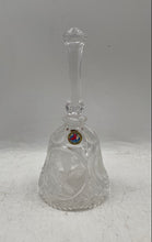 Load image into Gallery viewer, Hofbauer Collection Crystal Cut Bleikristall Bird Pattern Hand Bell Collectible
