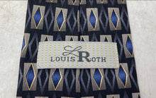Load image into Gallery viewer, Louis Roth Mens Multicolor Geometric Print Adjustable Formal Pointed Tie
