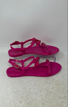 Load image into Gallery viewer, Kate Spade New York Womens Pink Studded Ankle Strap Flat Thong Sandals Size 38