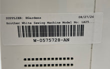 Load image into Gallery viewer, Brother LX2500 White 17 Built-In Stitches Compact Sewing Machine Not Tested