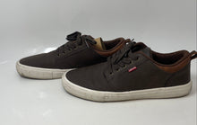 Load image into Gallery viewer, Levi's Mens Alpine WX Brown Leather Lace-Up Low Top Sneaker Shoes Size 12