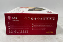 Load image into Gallery viewer, LG AG-S100 Black Rechargeable Active Shutter 3D TV Glasses With Box