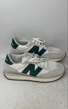 Load image into Gallery viewer, New Balance Mens 237 MS237RF White Green Low Top Lace-Up Sneaker Shoes Size 13 D