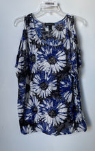 Load image into Gallery viewer, I.N.C. International Concepts Womens Blue Black And White Blouse Top Size 2X