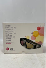 Load image into Gallery viewer, LG AG-S100 Black Rechargeable Active Shutter 3D TV Glasses With Box