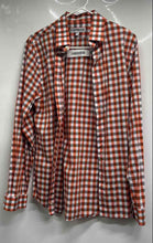 Load image into Gallery viewer, Express Mens Multicolor Plaid Print Collared Long Sleeve Dress Shirt Size M