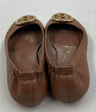 Load image into Gallery viewer, Authentic Tory Burch Womens Minnie Travel Brown Ballet Flats Size 7M Damaged