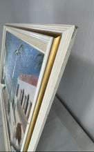 Load image into Gallery viewer, Tropical Coastal Beach Scene Signed Redmond Framed Oil On Canvas Painting