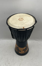 Load image into Gallery viewer, Tribal Djembe Carved Design Percussion Bongo Hand Drum Circle Instrument