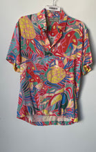 Load image into Gallery viewer, Kenny Flowers Mens Multicolor Printed Coco Loco Hawaiian Button-Up Shirt Size S