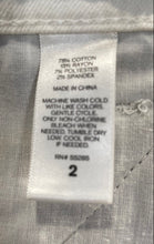 Load image into Gallery viewer, Express Womens White Black Stella Low Rise Skinny Leg Legging jeans Size 2