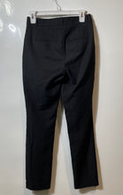 Load image into Gallery viewer, White House Black Market Womens Black Flat Front Straight Leg Dress Pants Size 0