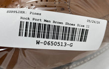 Load image into Gallery viewer, Rockport Mens H80142 Brown Leather Lace-Up Brogue Dress Shoes Size 11M