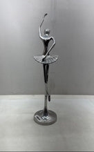 Load image into Gallery viewer, Home Decor Collectible Engraved Silver-Tone Ballerina Art Statue