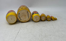 Load image into Gallery viewer, Set Of 7 Pieces Matryoshka Floral Print Wooden Russian Nesting Doll