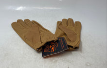 Load image into Gallery viewer, Milwaukee Tan Leather Driving Cruiser Snap Up Motorcycle Riding Gloves Size 3XL