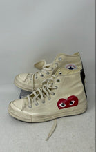 Load image into Gallery viewer, Converse Unisex Comme Des Garçons Play x Chuck 70 High Beige Sneaker Shoes M4 W6