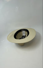 Load image into Gallery viewer, Tombstone Mens Beige Explorer Straw At The Head Of The World! Cowboy Hat Size S