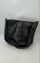 Load image into Gallery viewer, Perlina Womens Black Leather Single Strap Pockets Zip Top Lined Shoulder Bag