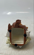 Load image into Gallery viewer, Ceramic Decorative Collectible Black Baby Angel Holding Teddy Bear Figurine