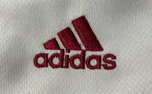 Load image into Gallery viewer, Adidas Kids White Red Miami Heat Dwyane Wade #3 NBA Basketball Jersey Size M