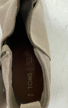 Load image into Gallery viewer, Toms Womens Deia Brown Suede Round Toe Block Heel Side Zip Ankle Booties Size 11